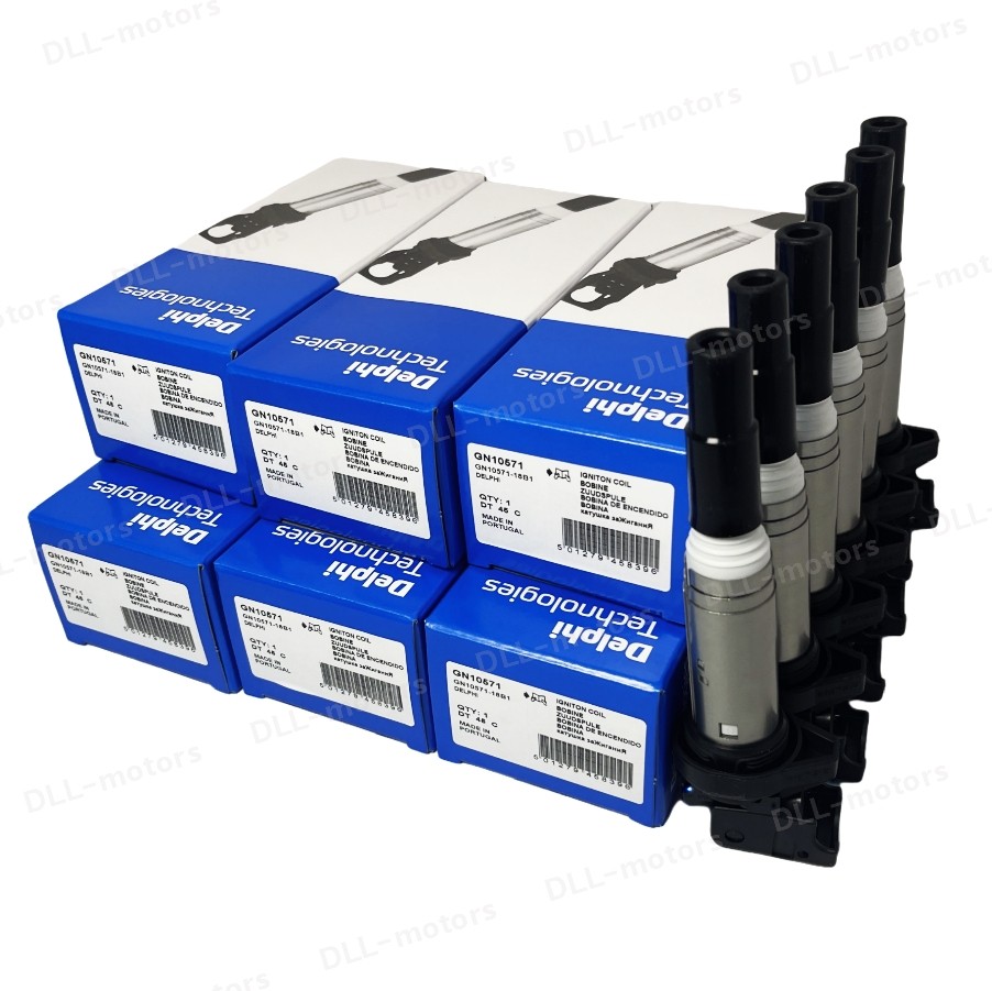6PCS NEW Delphi Ignition Coil Metal Fits for BMW X3 X5 325 335 535 12138616153