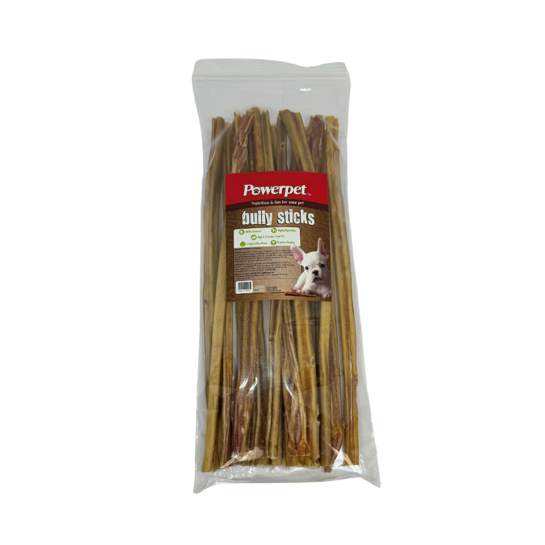 Bully Sticks 12" 100% Natural Dog Chews & Treats, BRC Certified