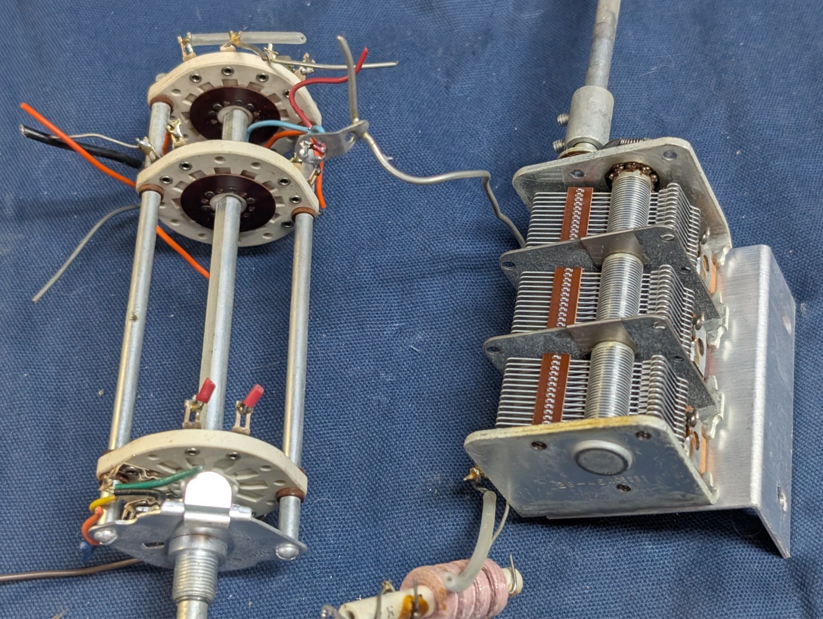 Heathkit Apache TX-1 Ham Radio Transmitter Various parts, Capacitors, tuners etc