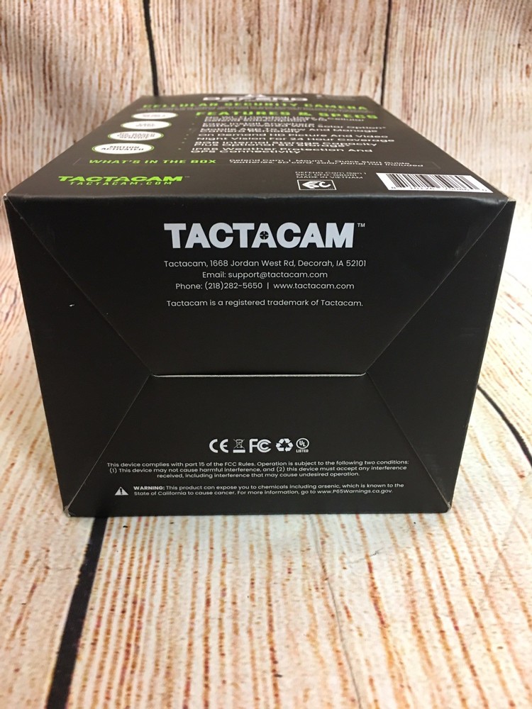 Tactacam Defend Cellular Security Camera DFD-GRD01