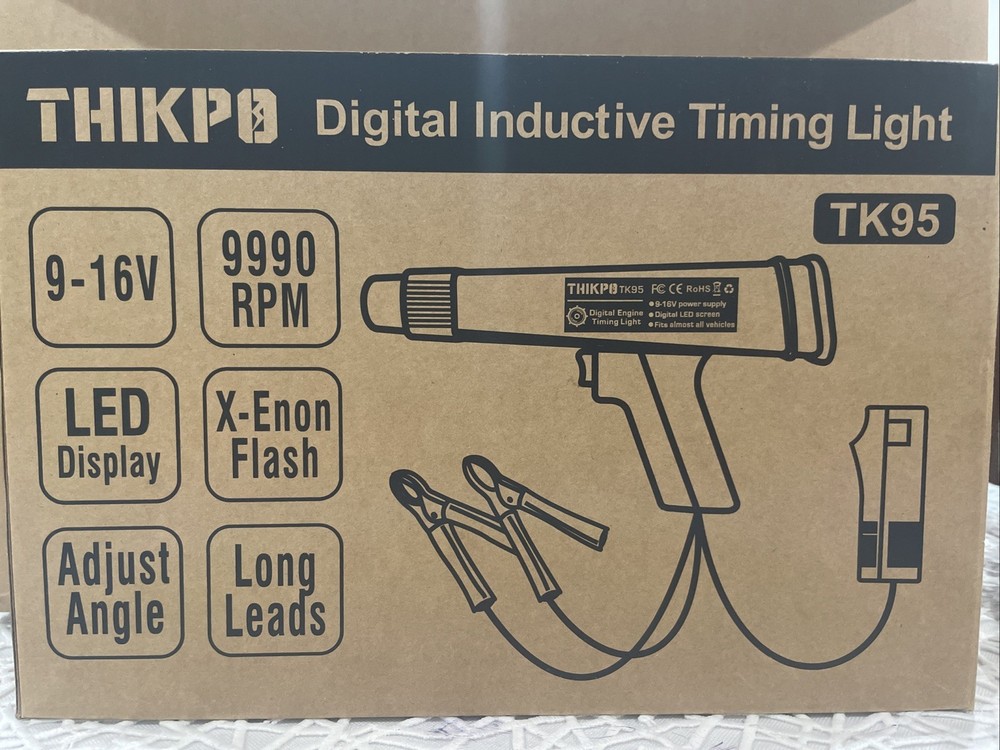 THIKPO TK95 Digital Inductive Timing Light LED Display 9-16V