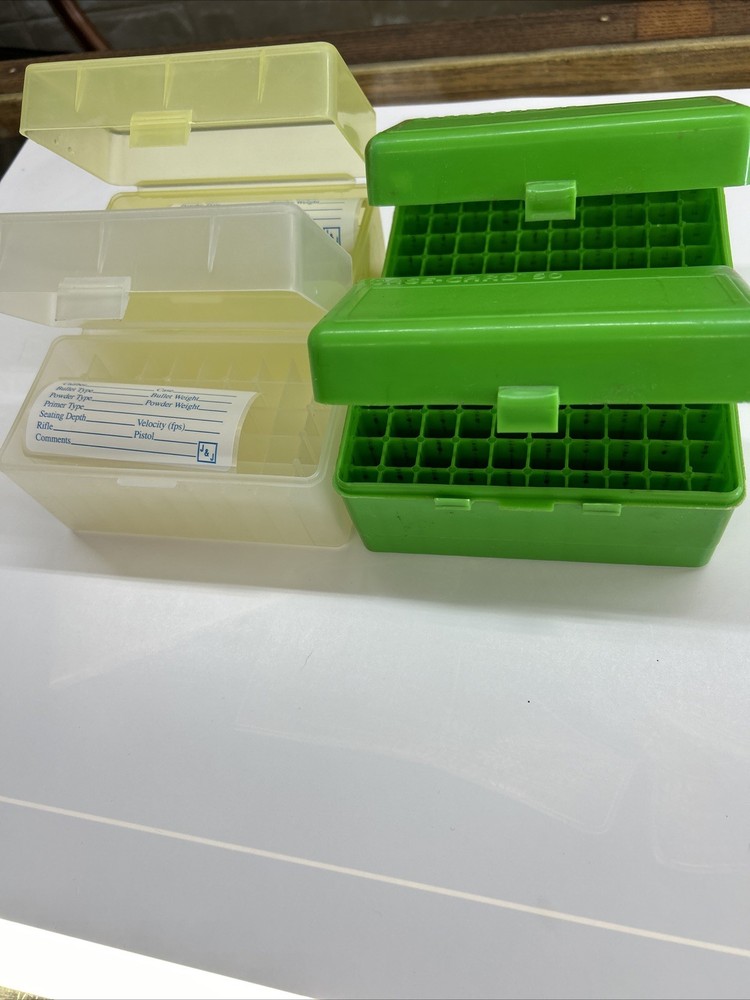 4- Case Guard 50 Round Plastic Boxes