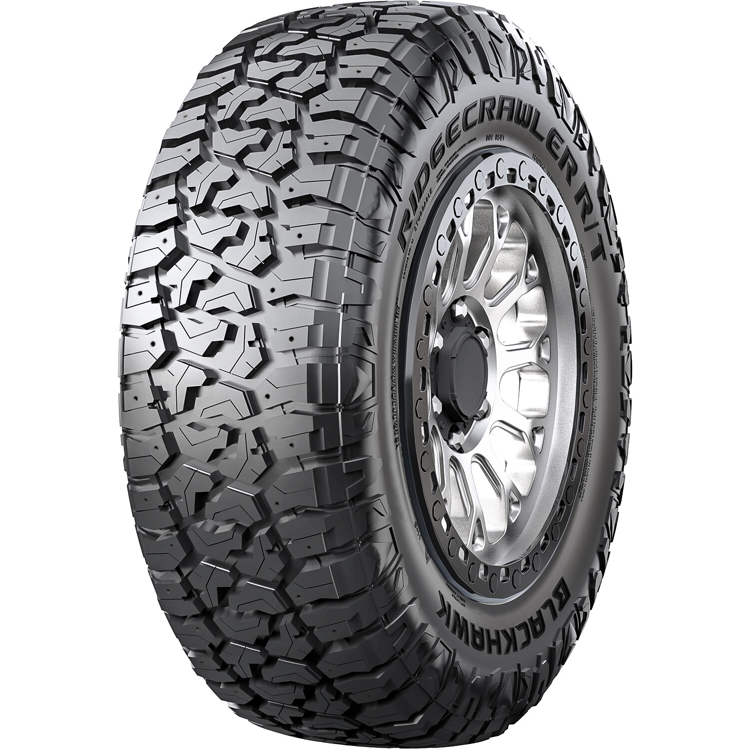 4 Tires Blackhawk Ridgecrawler R/T LT 37X12.50R17 Load D 8 Ply RT Rugged Terrain