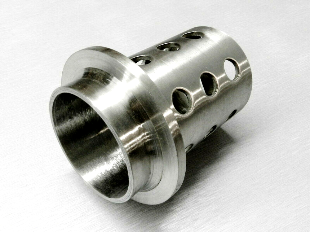 Perforated Casting Flask 2-1/2" x 4" Flask Vacuum Casting Stainless 1/8" Wall