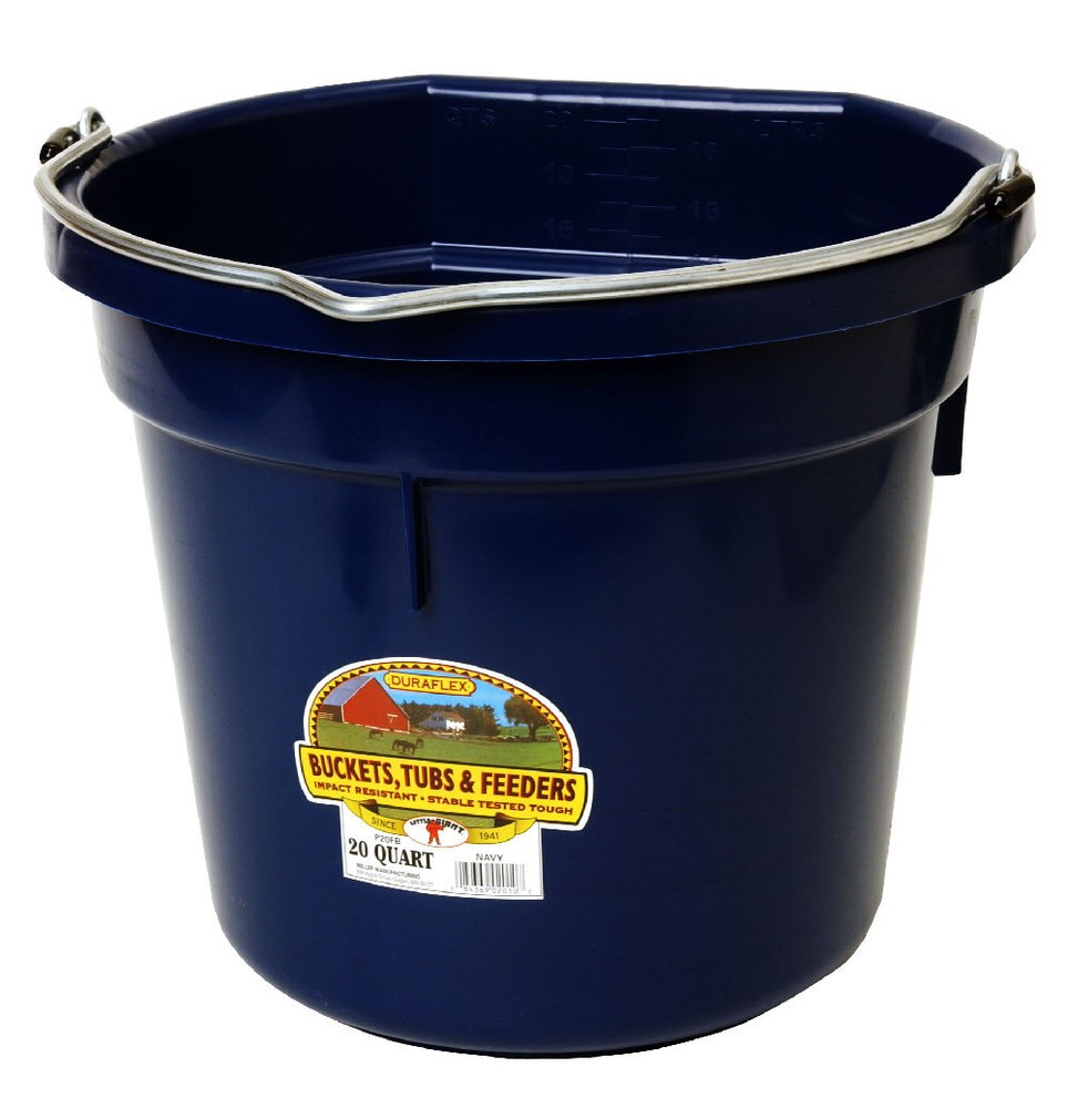 Little Giant 20 Quart Flat Back Bucket