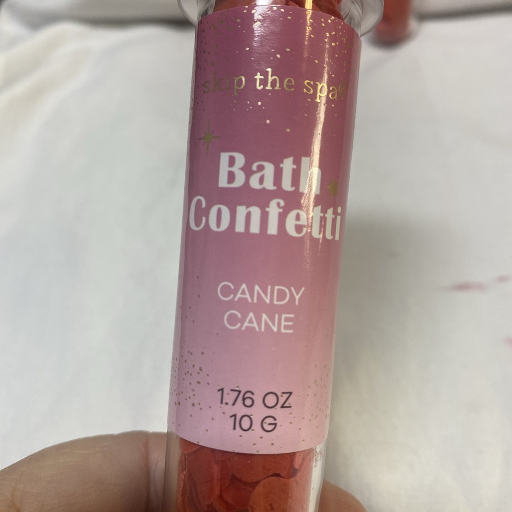 Bath Confetti , Skip The Spa, Candy Cane, Box 1