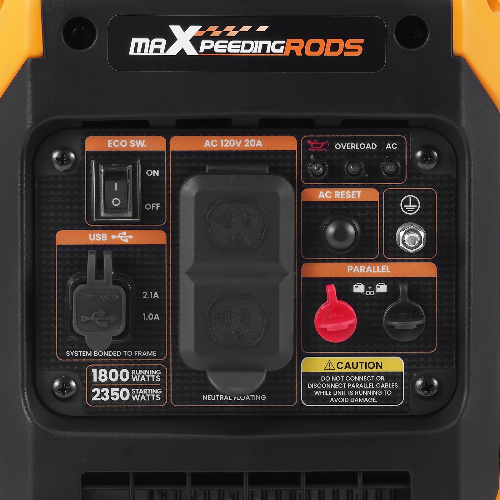 2350W Gasoline Inverter Generator 15kg Portable Eco Quiet For Outdoor Camping