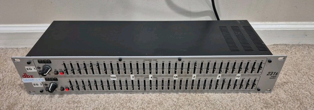 DBX 231s DBX231SV 2-Channel Graphic Equalizer