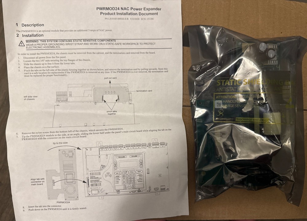 Fire-Lite PWRMOD24 - (FACTORY SEALED)