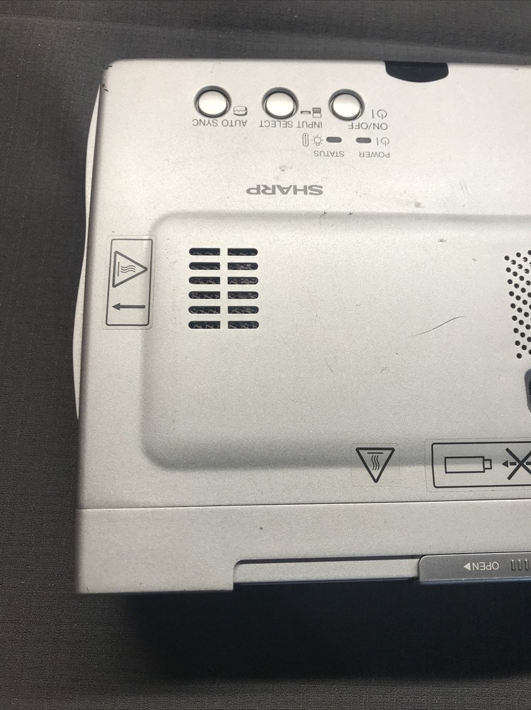 Sharp Projector PG-M10S With Remote, Power Cord, Case & Instructions Works