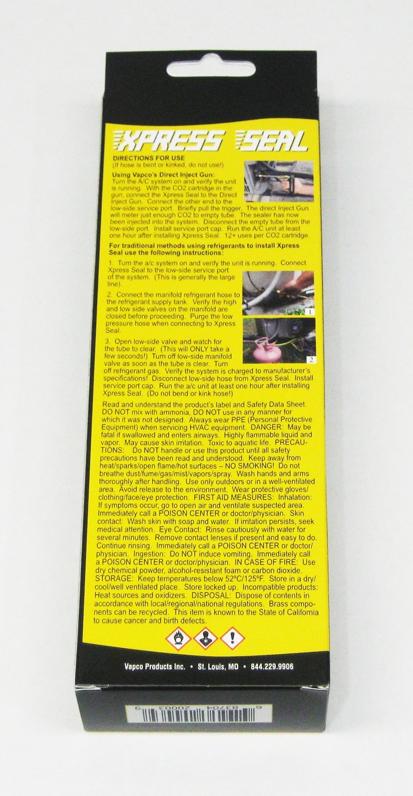 Vapco HVAC XPress Refrigerant Sealant up to 1.5 Ton XPS-SS