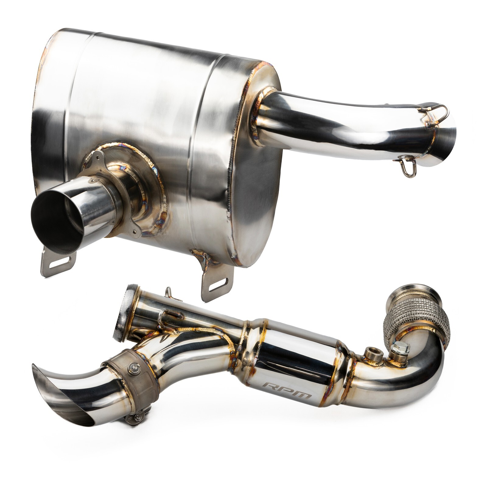 RPM 3" E-Valve Chambered Q-Series Turbo Exhaust for Can Am Maverick X3