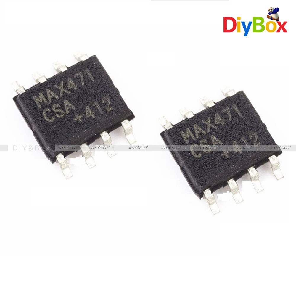 2PCS MAX471CSA SOP8 IC PRECISION HIGH-SIDE CURRENT SENSE AMPLIFIER MAX471ESA DIY