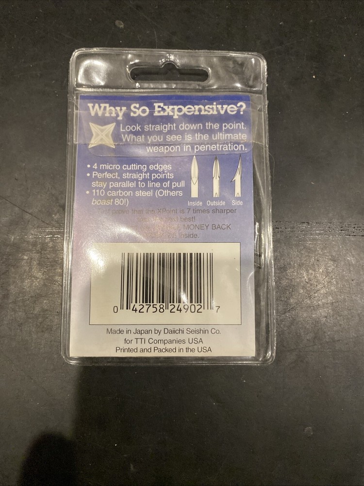 X Point Offset Wide Gap 2/0 X49Z 4 Per Pack