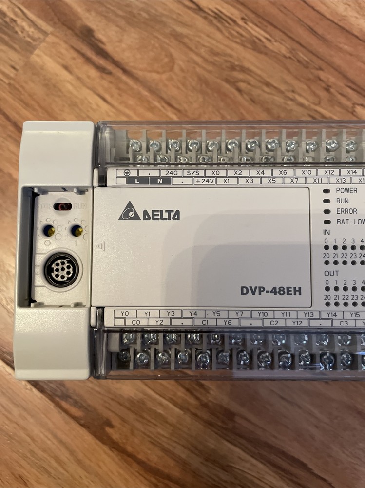 DELTA DVP48EH00T3 PLC Module NPN Transistor Programmable Controller