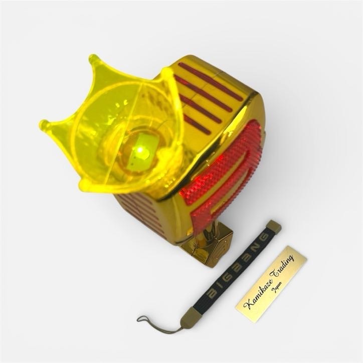 BIGBANG Official 10th Anniversary Gold Light Stick with Strap Tested Rare