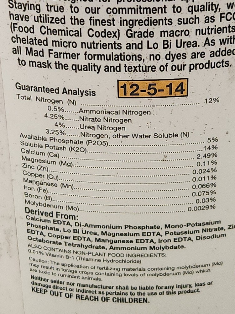 Mad Farmer Growth Formula 10 lbs