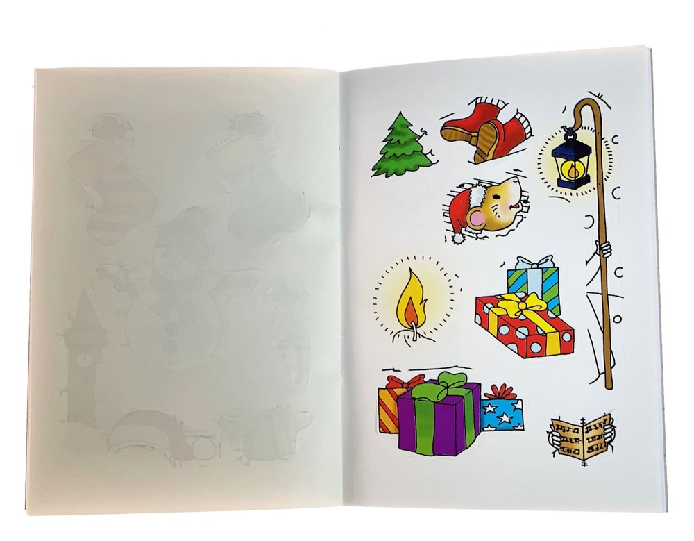 Mini Christmas Sticker Activity Books 1