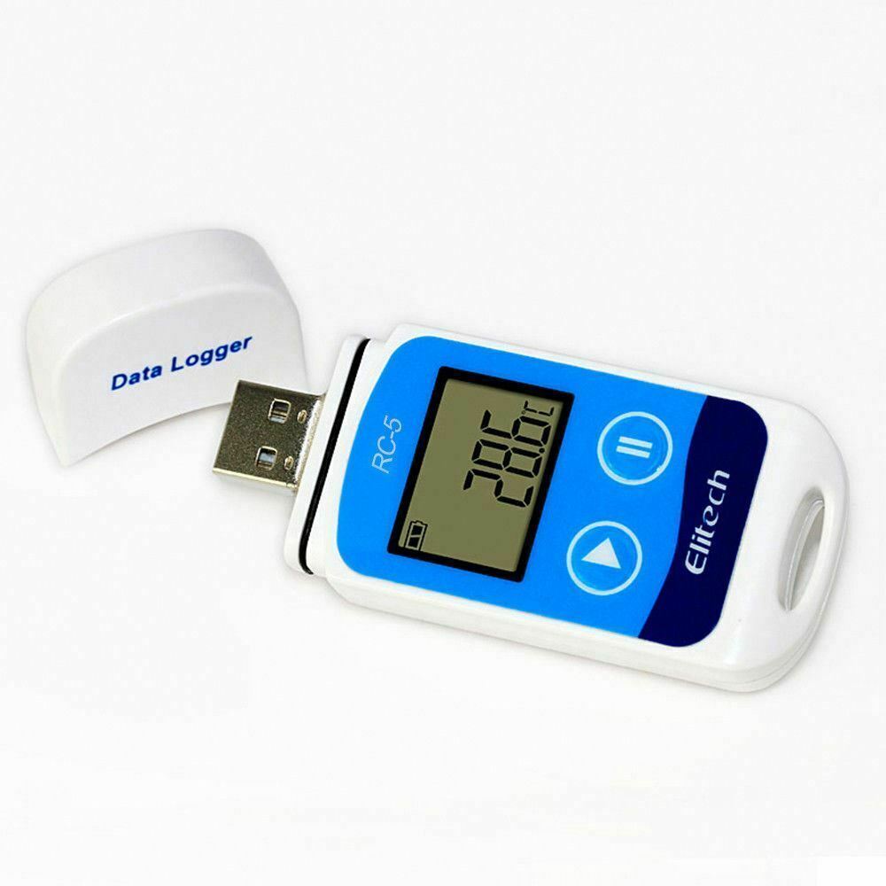 Elitech RC-5 USB Reusable Temperature Data logger Temp Recorder with PDF Report