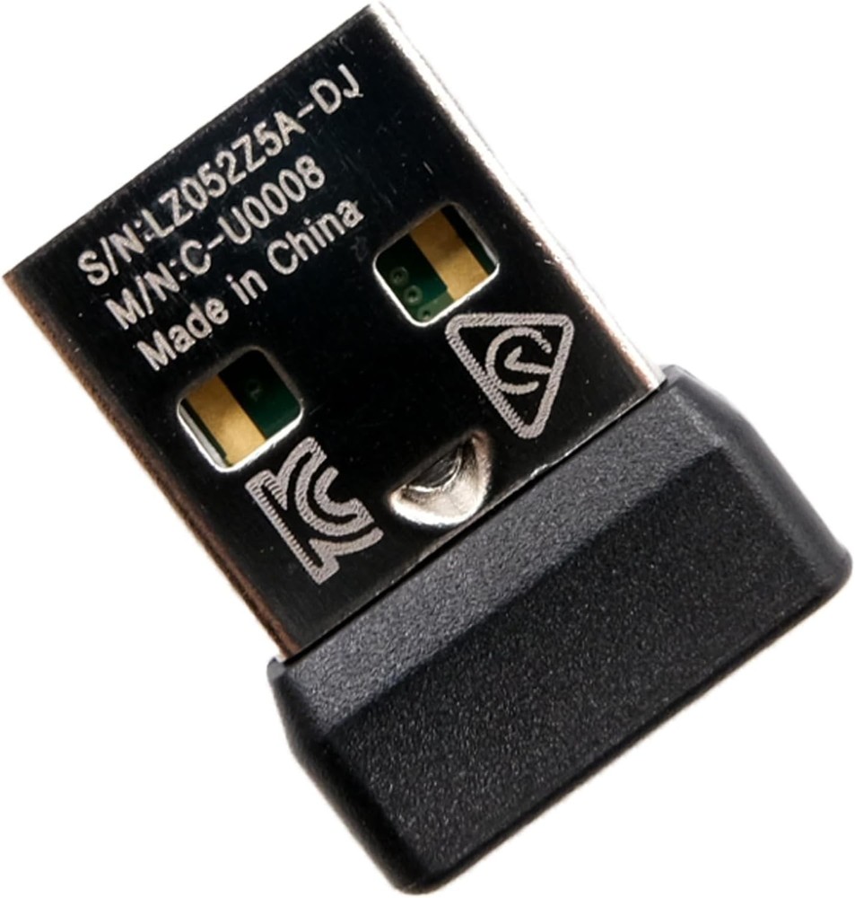 Effortless Connection with Logitech USB Unifying Receiver - Supports 6 Devices