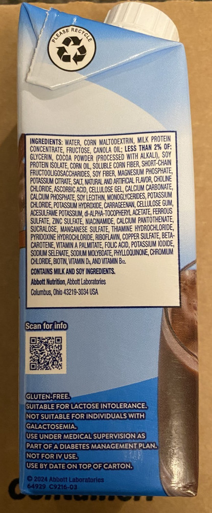 Glucerna Shake - 48 Pack - 8 fl oz - Rich Chocolate - Easy Open/Close