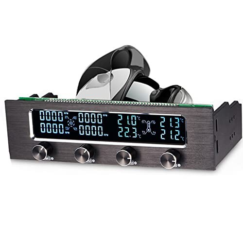4 Fans Computer Fan Controller, 6041 4 Channel CPU Temperature Sensor PC