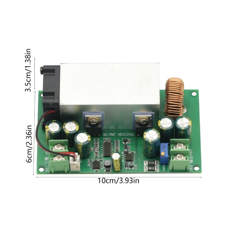 ABS Power Converter 600W 12-75V Input 5-60V Output Adjustable Current Control