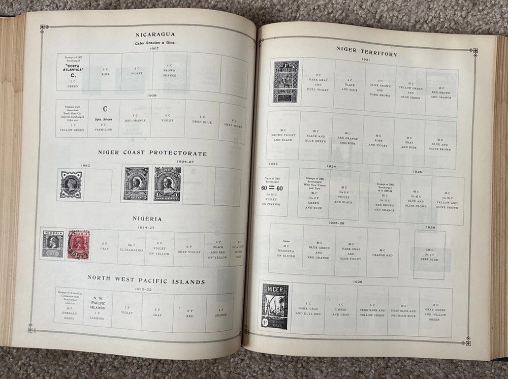 International Junior Postage Stamp Album 1930 Including Stamps