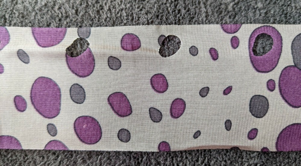 Circulo Tecido Trico Ruffle Ribbon - Abstrato patterns