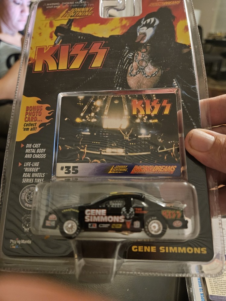 Johnny Lightning Kiss Car # 35 Gene Simmons  In Package