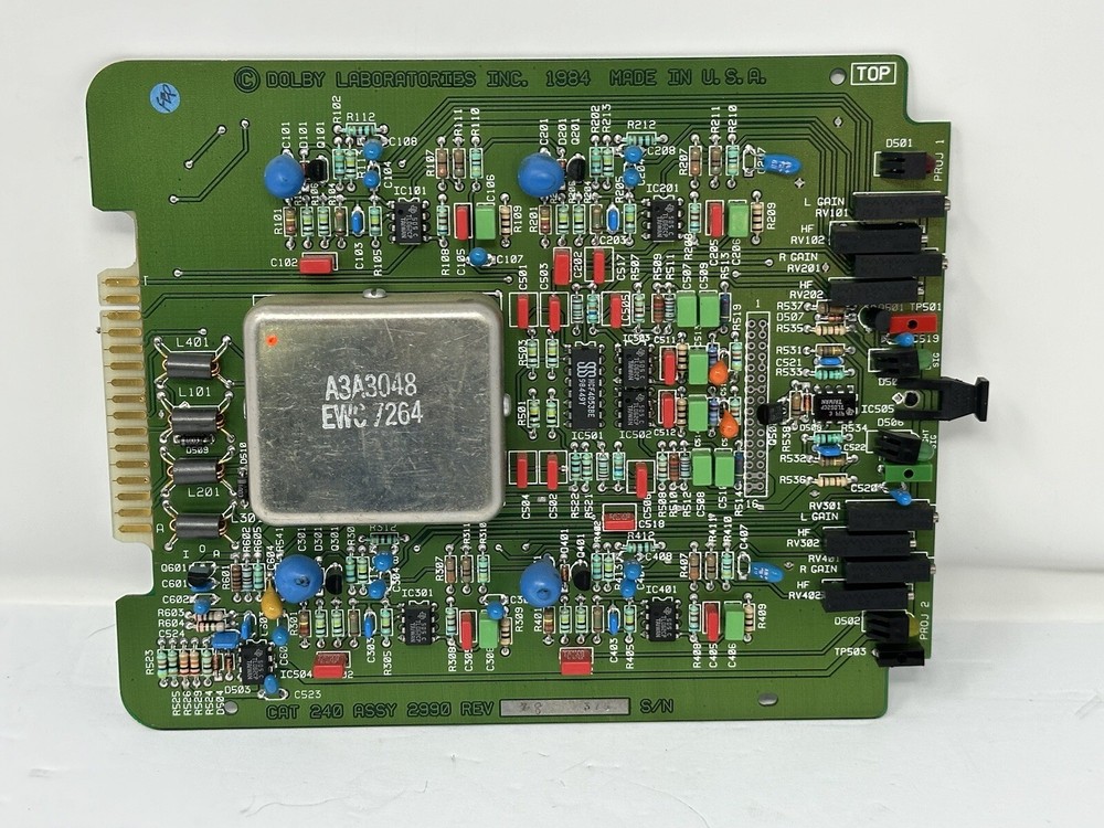 CAT 240 ASSY 2990 Dolby Stereo Optical Pre-Amplifier Module