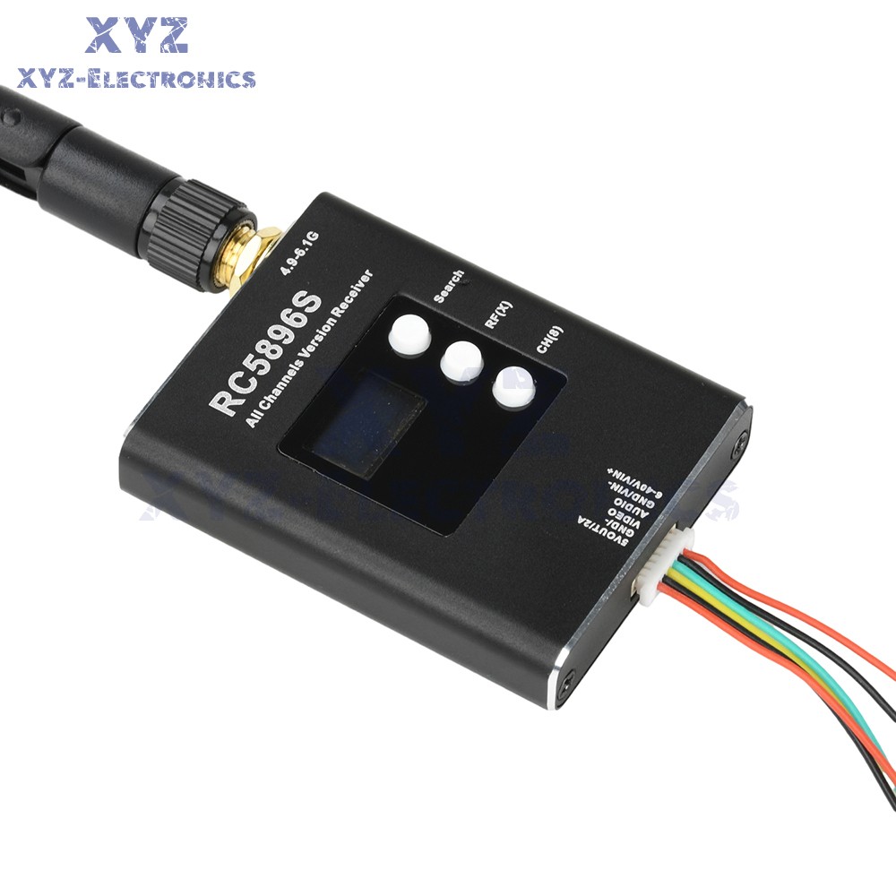 DC6-40V RC5896S Receiver 5.8GHz Video Receiver Compatible 5.8G Image Transmitter