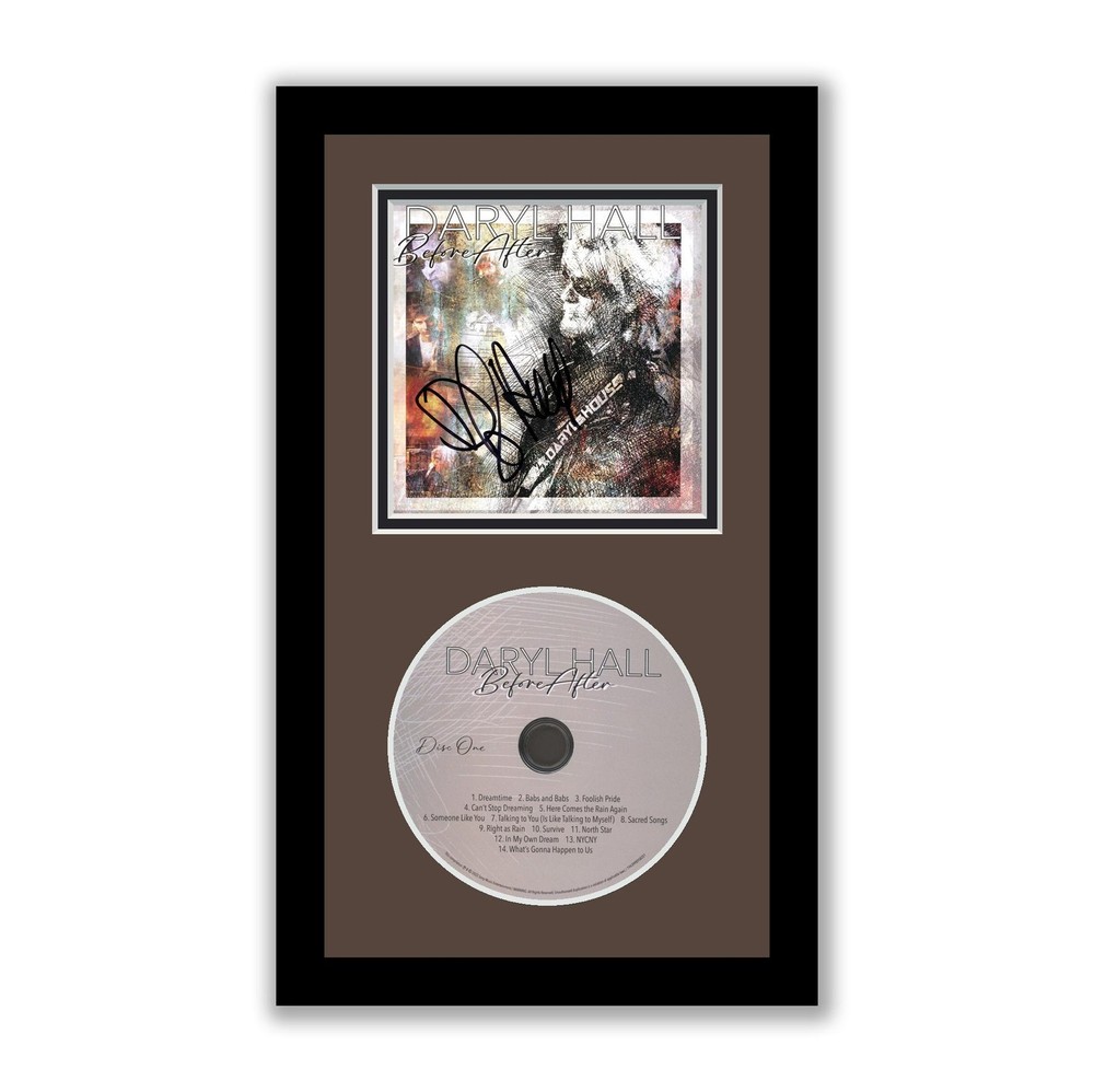 Daryl Hall Autographed Signed Framed CD BeforeAfter Hall & Oates ACOA