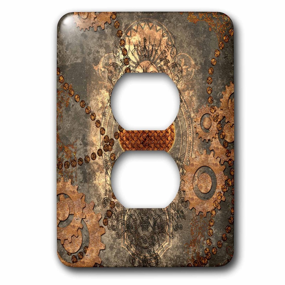 3D Rose LSP_252732_6 2 Plug Outlet Cover