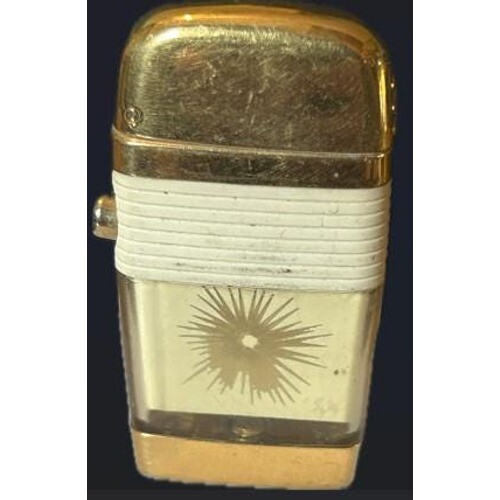 Vintage Starburst Pattern Cigarette Lighter