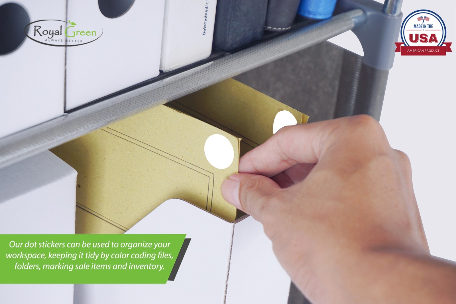 Color Coding Dots Round Circular Stickers Map Marking Craft Labels 19mm 3/4 Inch