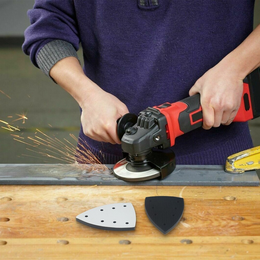Sanding Disc Replacement Accessories Set of Two Triangle Pads with Hooks