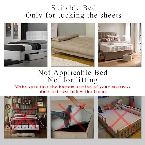 Bed Sheets Tucker Tool for Bed Making, Bed Sheet Tucking Tool, Gadgets for Grey