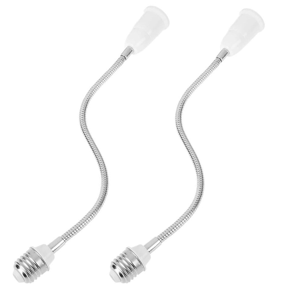 E26/E27 Light Socket Extender Adapter, 24 inches/60 cm Adjustable white
