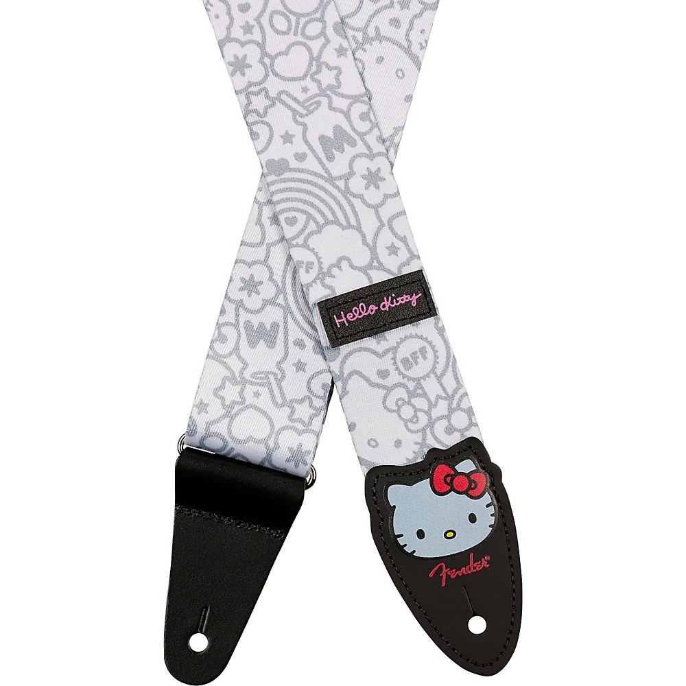 Fender x Hello Kitty Poly Guitar Strap - White