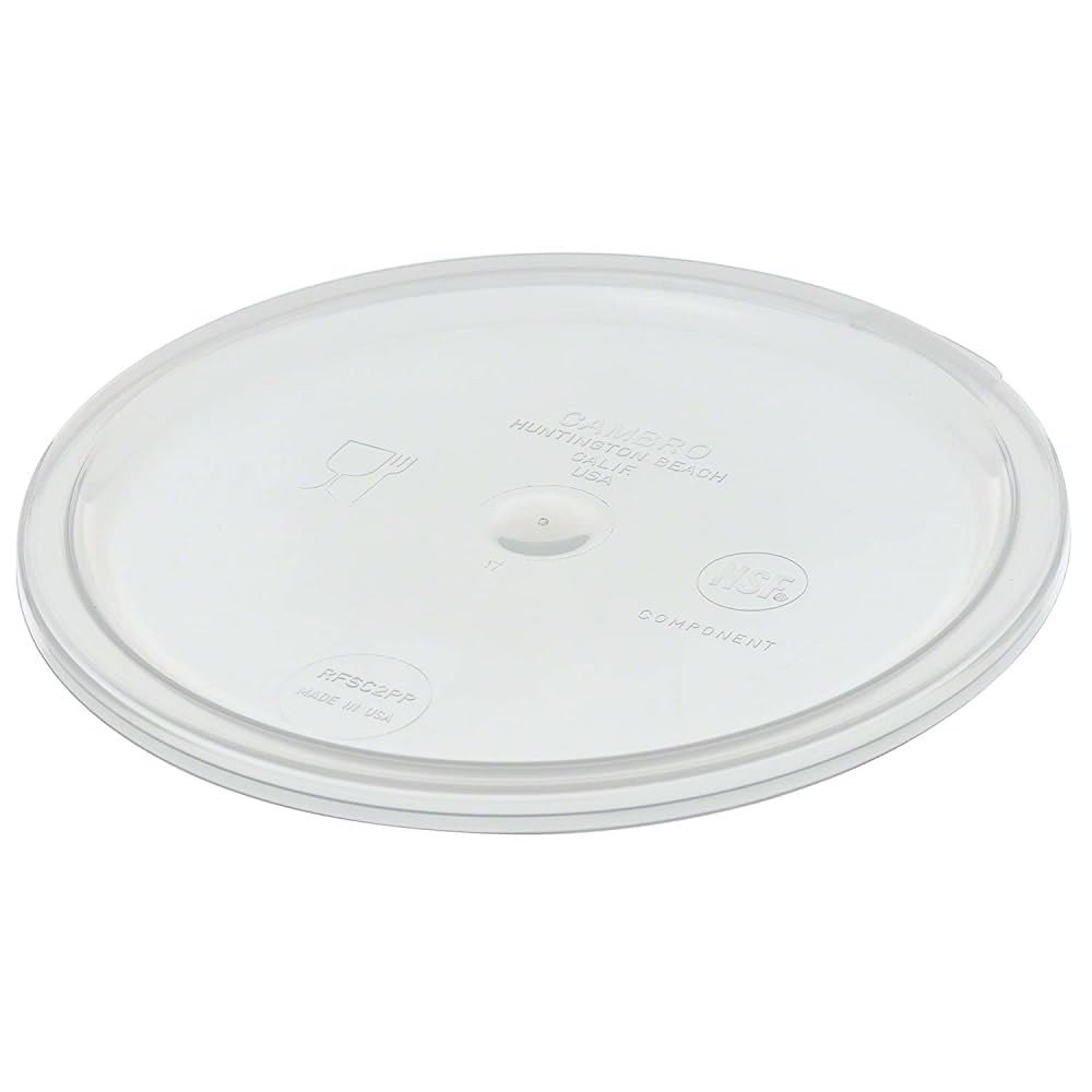 RFSC2PP190 Cover 2 & 4 qt Round Plastic Containers