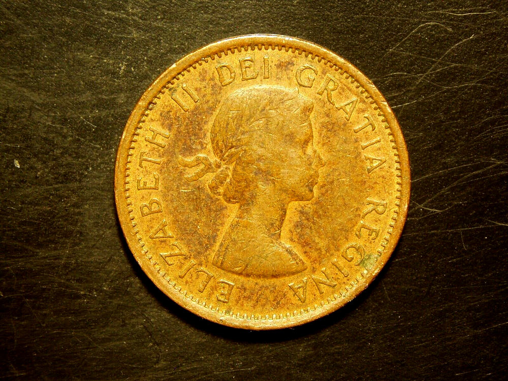 CANADA 1961 ONE CENT COIN # 7