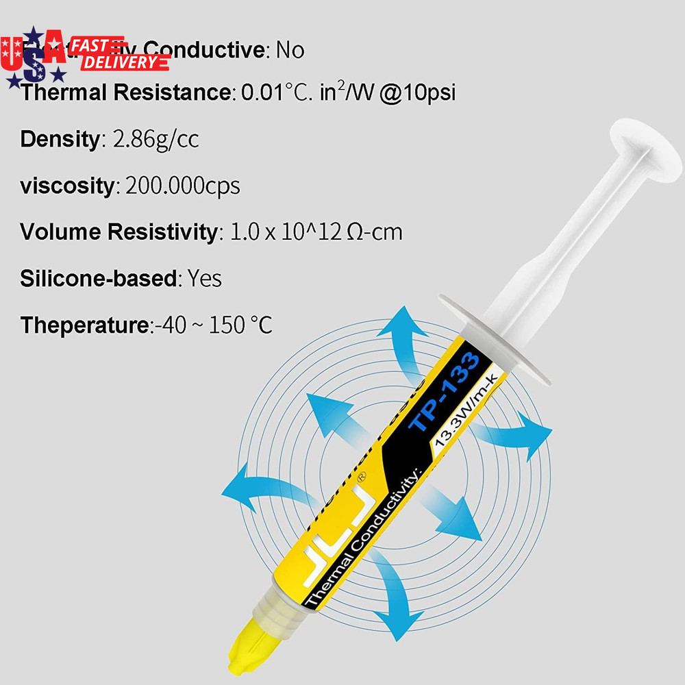Thermal Paste 1.5G High Performance Silicon Grease Compound for CPU & Heatsink