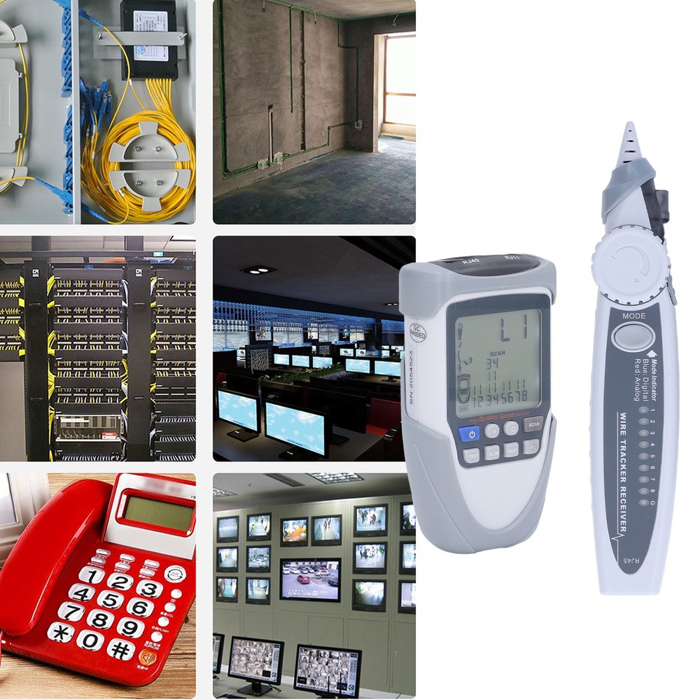 Digital Multifunction Network Cable Tester For Line Finding Applicable In Engine
