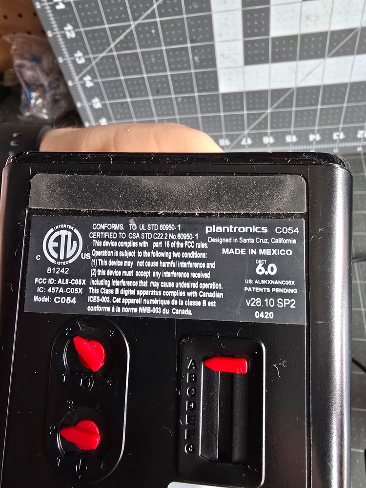 PLANTRONICS CS540 CONVERTIBLE WIRELESS HEADSET SYSTEM