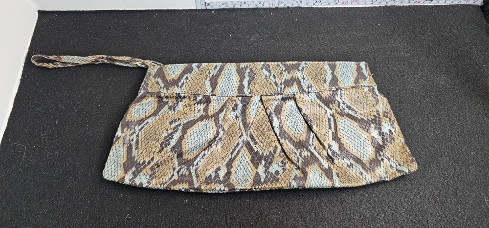 EBISU Snakeskin Pattern Wristlet