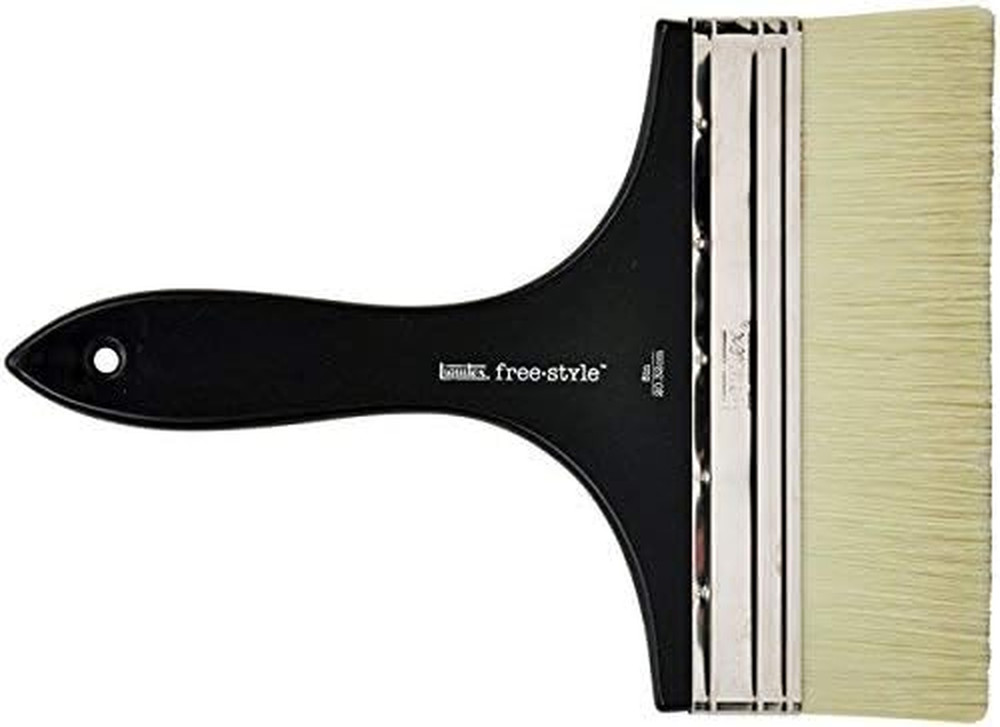 Large Scale Broad Flat/Varnish Brush, 8"