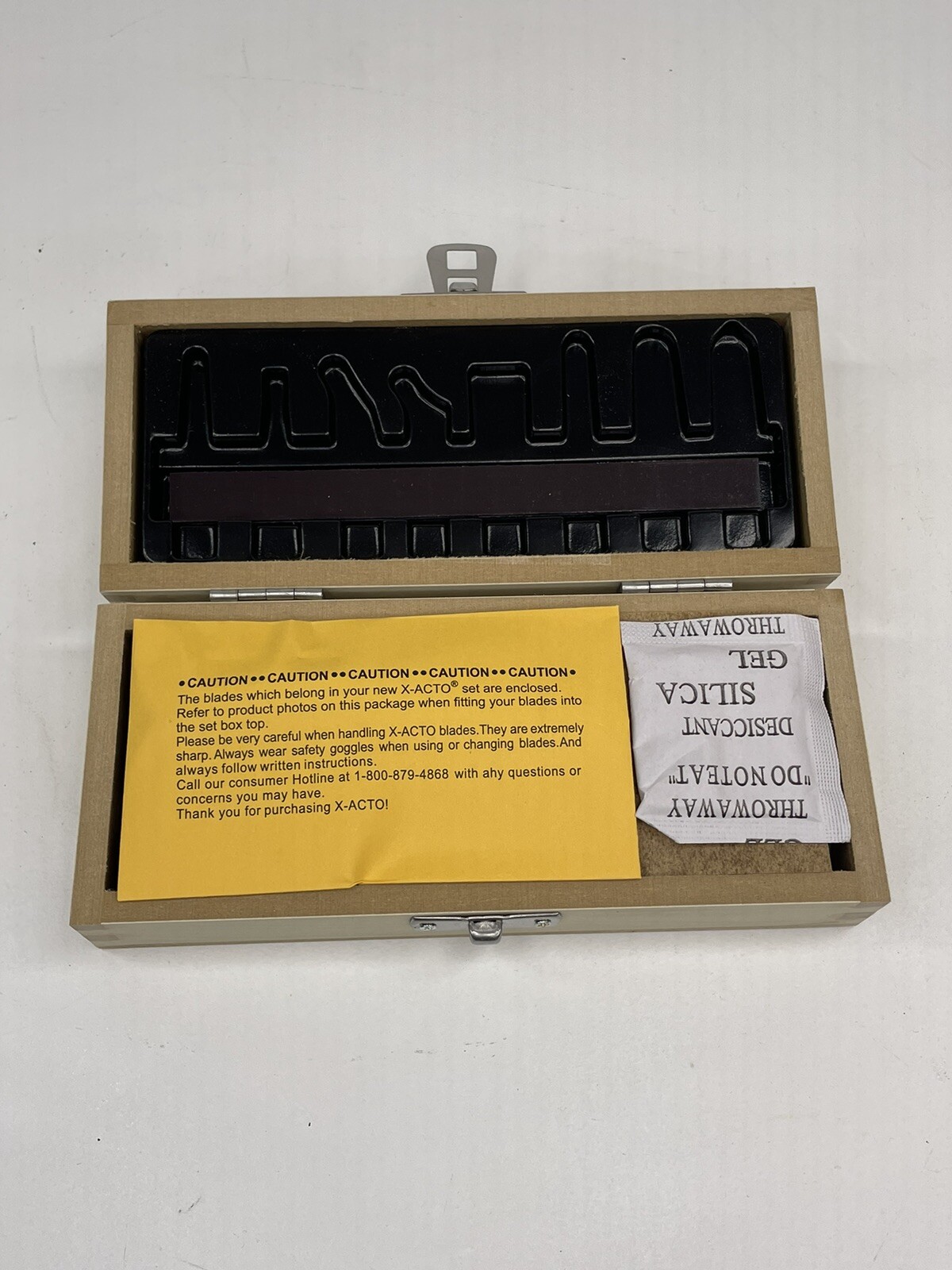 X-ACTO Deluxe Woodcarving Set Hobby Knife Wood Case 16 Piece Blades Gouges X5175