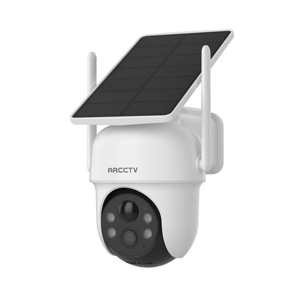 ARCCTV 4Pack Solar Security Camera System Wireless Outdoor 2K Color Night Vision