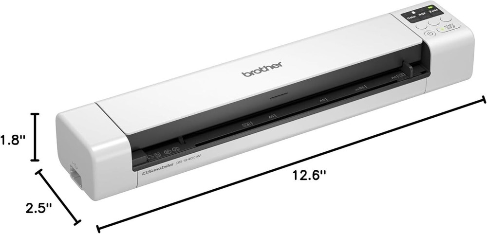 Brother DS-940DW Duplex Wireless Compact Mobile Document Scanner Used EXCELLENT